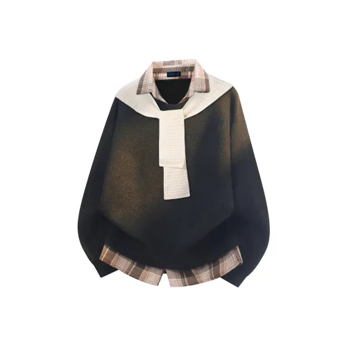 FONDLOOK Свитер Бесплатно Шарф Унисекс