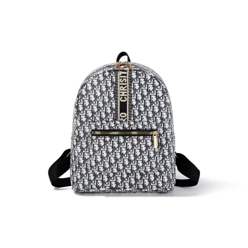 Gerlanx ПУ (полиуретан) Рюкзак Стандартный Женский Черный Белый Кофейный