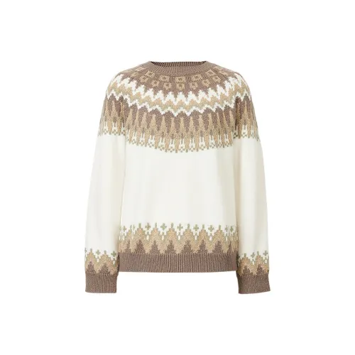 Hopeshow Миндально-бежевый цветочный дизайн 649 Женский трикотаж