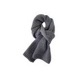 Темно-серый, чистая шерсть, трикотажная ткань