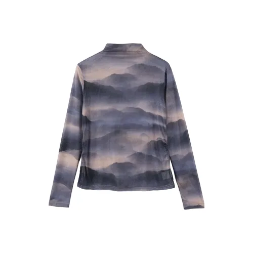 SIBAISHE Розовый Черный Фиолетовый Женские T-рубашки