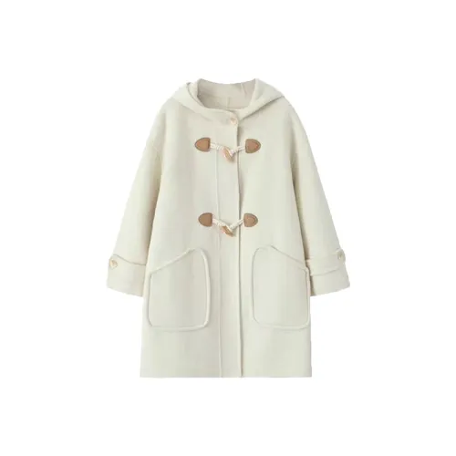 SCCREBEL OFFICIAL Экрю Женское Пальто