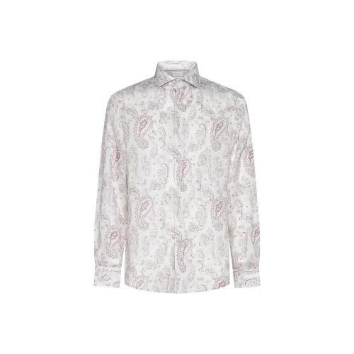 BRUNELLO CUCINELLI Рубашка Мужская Белая