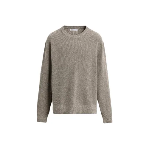 ZARA Зебра с принтом норковый трикотаж мужской