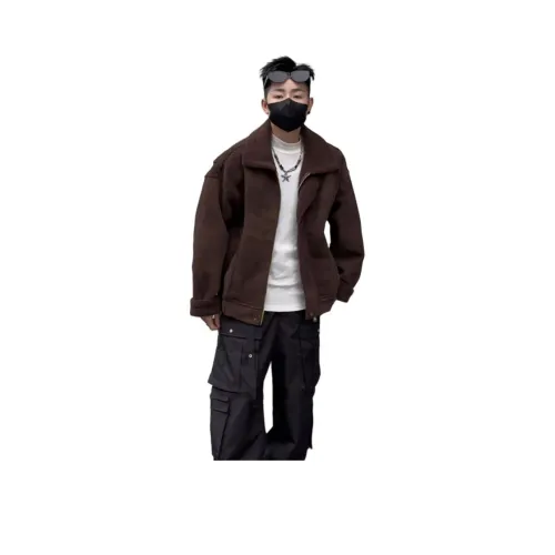 SOUL WORKER Бархат Feel Пальто Унисекс