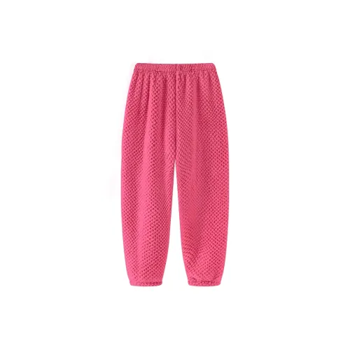 MADALLO Pink Red Women's Pajama Pants