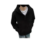 Черный с флисовой подкладкой