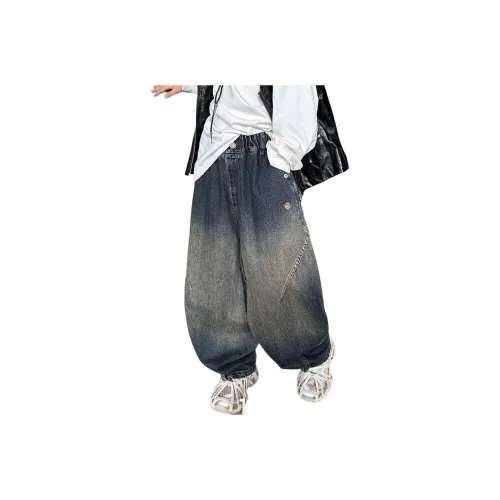 Teddy's Collection Синие бархатные штаны школьные джинсы