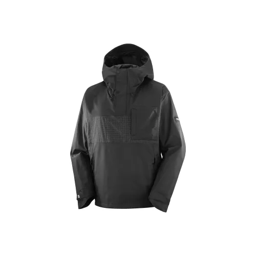SALOMON Черная Мужская Лыжная Куртка