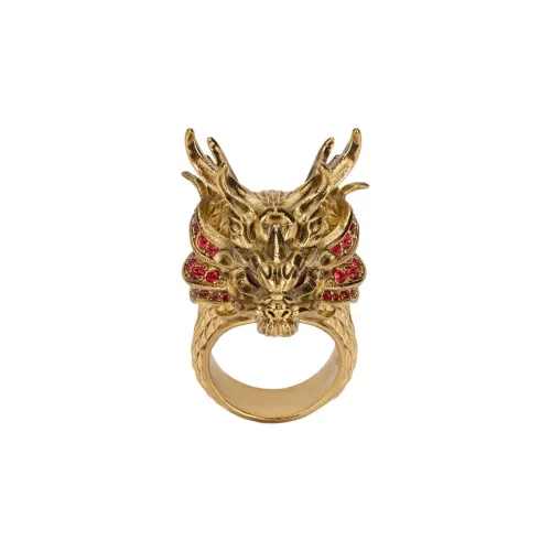 Roberto Cavalli Crystal Rings Женские Золото