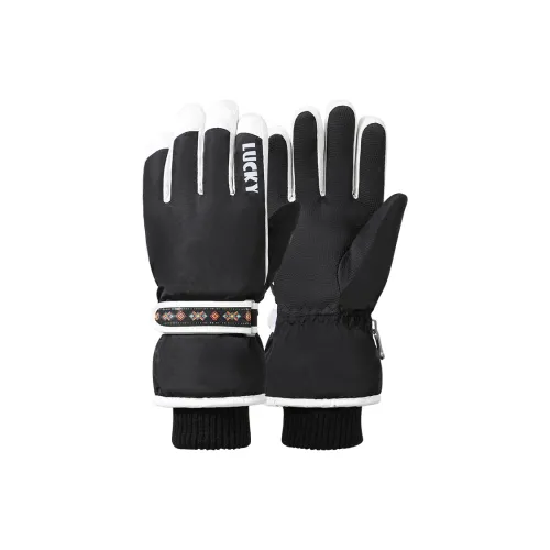 YUZHAOLIN Утолщенные лыжные перчатки для женщин