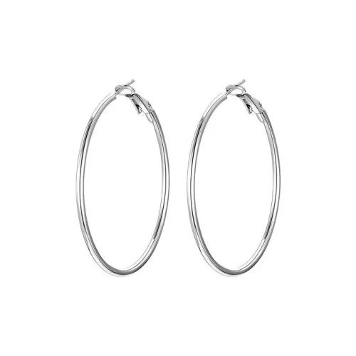 HMZ Серьги-гвоздики из серебра 925 пробы женские