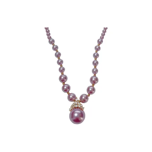 BONAS Стекло Бусина Ожерелье Женское