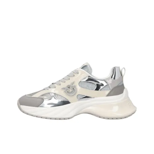 PINKO Низкий топ Повседневная обувь Женская серебряная