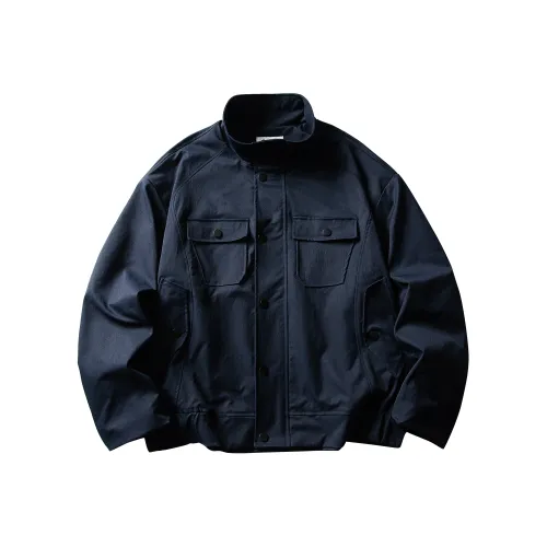 UNDOMAZE Весенний Осенний Рабочая Одежда Куртка Свободного Кроя Мужская