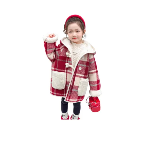 TLIT Красный Kids Шерстяное пальто