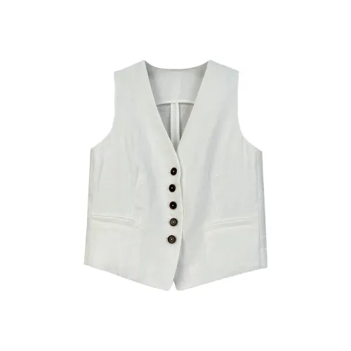 GZQJ Белый Женский жилет
