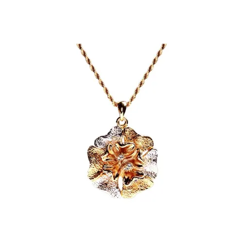 IDEE CREATIVE IDEA FOR YOU Золотое покрытие с имитационными драгоценными камнями ожерелья женские