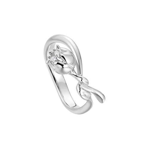 BOONEE Кольца из меди с родиевым покрытием женские