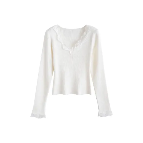 Tonlion Белый Женский Трикотаж