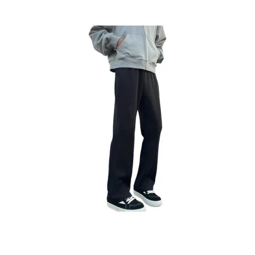 ENTONG Черные Унисекс Вязаные Спортивные Штаны