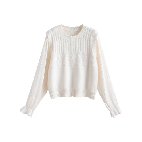 Tonlion Экрю Женская Трикотажная