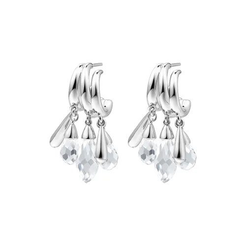 BOONEE Серьги из меди с родиевым покрытием женские