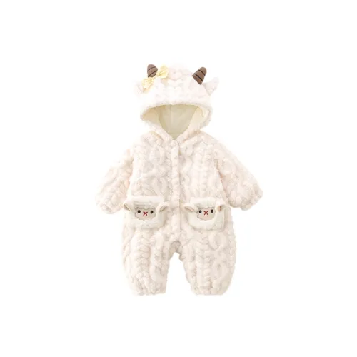 GOYN Бежево-желтые комбинезоны ползунки для малышей