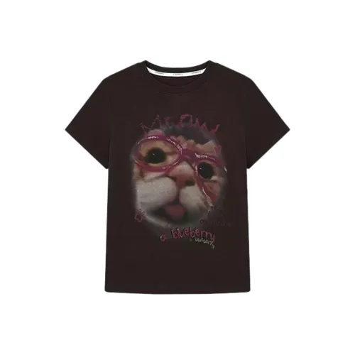 A BLUEBERRY Коричневый Женские T-рубашки