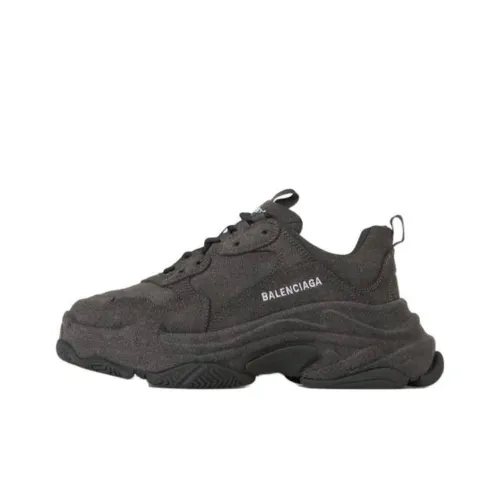 Balenciaga Низкий топ толстая подошва кроссовки мужской серый