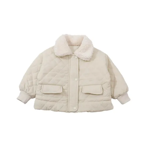 RHOBESAM Jimmy Dee Аргайл Меховой воротник Хлопковый пуховик Цвет изображения Kids Куртки