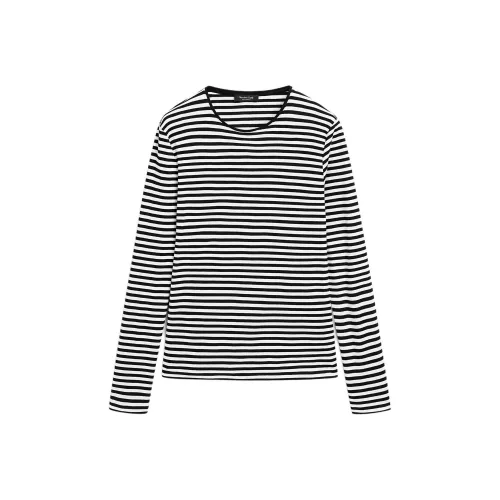 Massimo Dutti Черные Женские T-рубашки