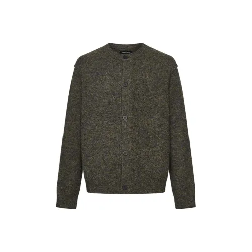 URBAN REVIVO Темно-коричневый Мужской Трикотаж