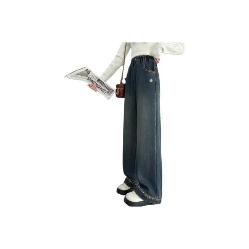 Teddy's Collection Винтажные синие бархатные штаны школьного возраста джинсы