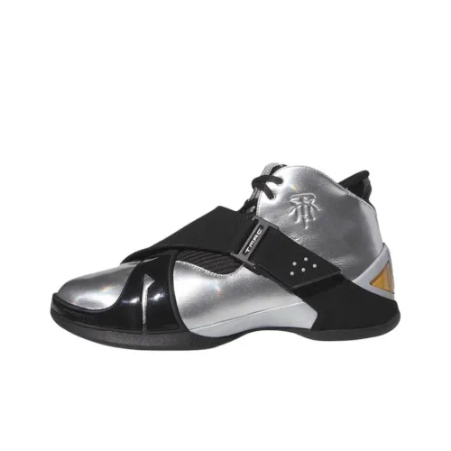 Adidas T Mac 5 Maddie Moments Slip-on Устойчивый к истиранию MID Топ Винтажные баскетбольные кроссовки Мужской Черный Серебряный