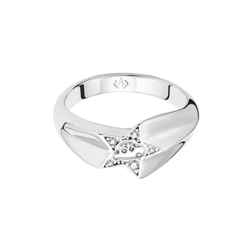 BABAMA Кольца с синтетическим кубическим цирконием Унисекс