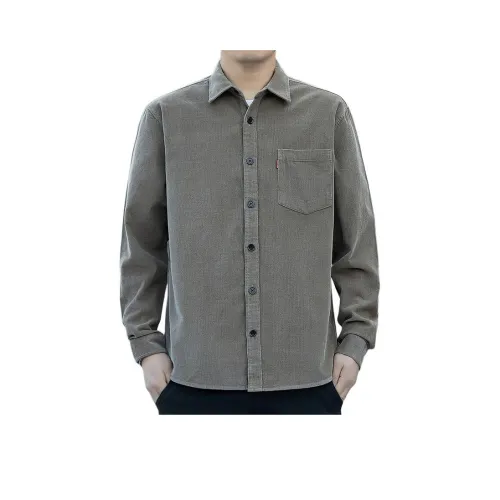 CariteSport Длинный рукав мужская рубашка