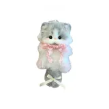 Чёрные глаза + розовый бант