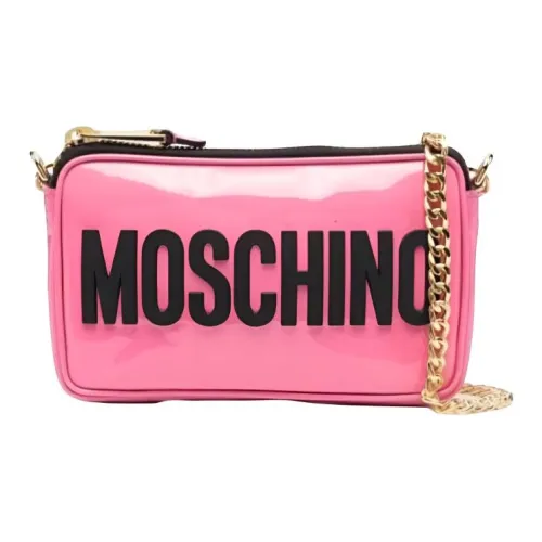 MOSCHINO Телячья кожа Сумка через плечо сумка через плечо Женская Розовая