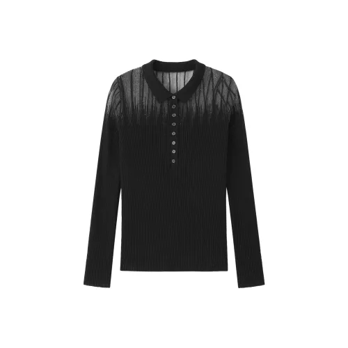 DX.DAXI Обсидиан Черный Женский Трикотаж