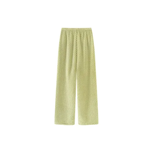 MADALLO Светло-зеленые женские пижамные штаны