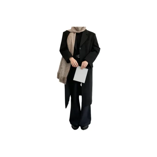 SCHEPPERHEYN Черное Унисекс Пальто