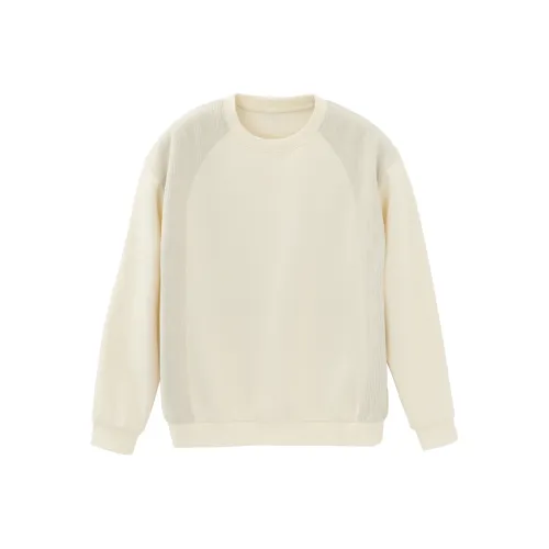 Mr.Bu Элегантный Бежевый Абрикос Мужские Свитшоты