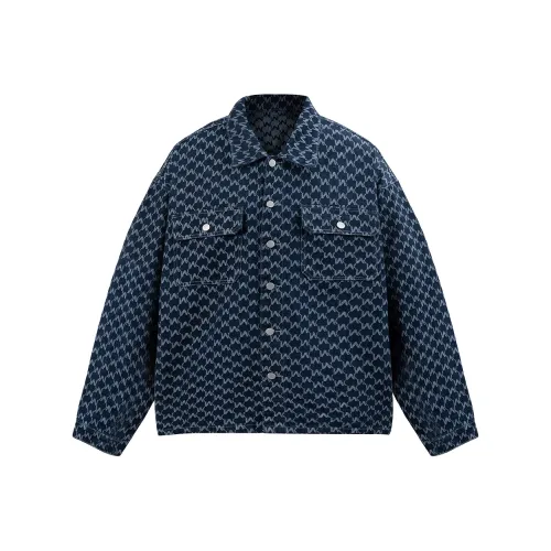 WSRX Джинсовый синий Унисекс Куртки