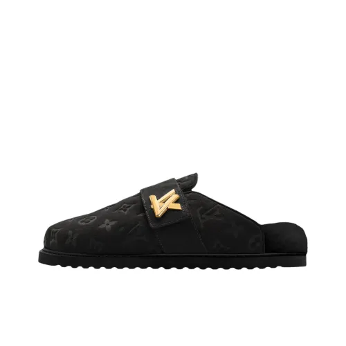 LOUIS VUITTON COSY Домашние тапочки Женские Черный