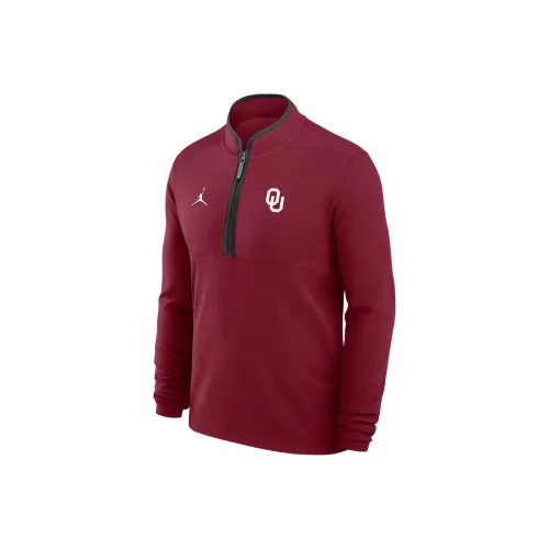 JORDAN BRAND Dri Fit College 1 2 Zip Длинный рукав Т-рубашка Мужская