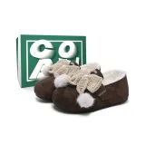 Brown [Флисовая подкладка] [Большой бант]