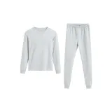 Круглый вырез, светло-серый