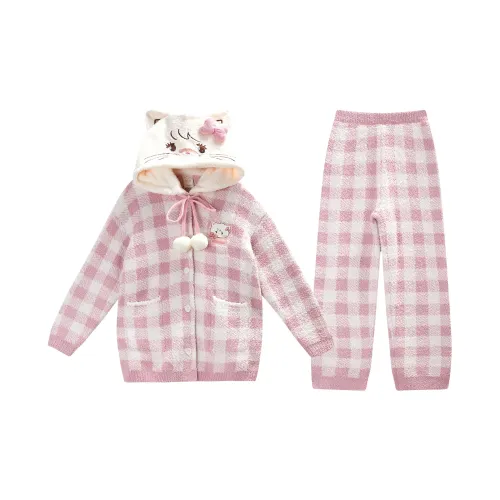 GUKOO x Mikko Пижамный комплект Женские Персиково-розовый