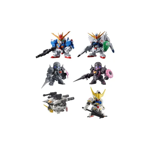 BANDAI Mobile Suit Gundam Lucky Draw Single Mystery Box Целая коробка 6 шт